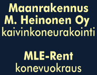 Maanrakennus M. Heinonen Oy / MLE-Rent
